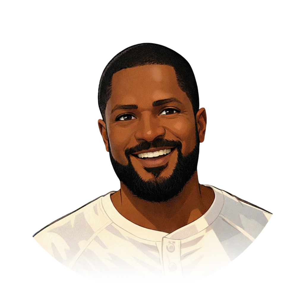 Illustrated portrait of Alex Emilcar